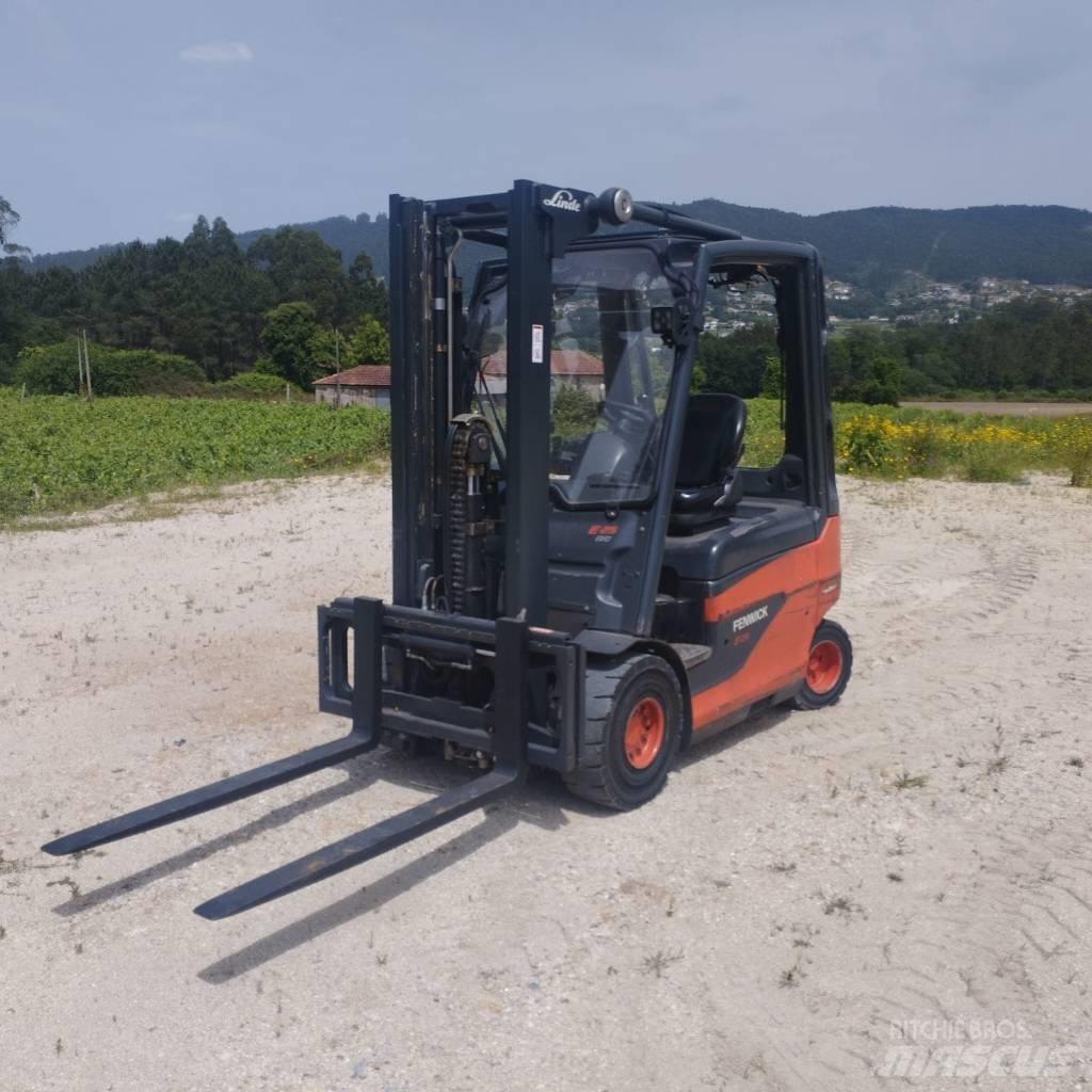 Linde E 25 Elektriniai šakiniai krautuvai