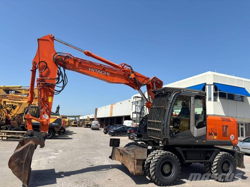 Hitachi ZX 170 W-3 Ratiniai ekskavatoriai