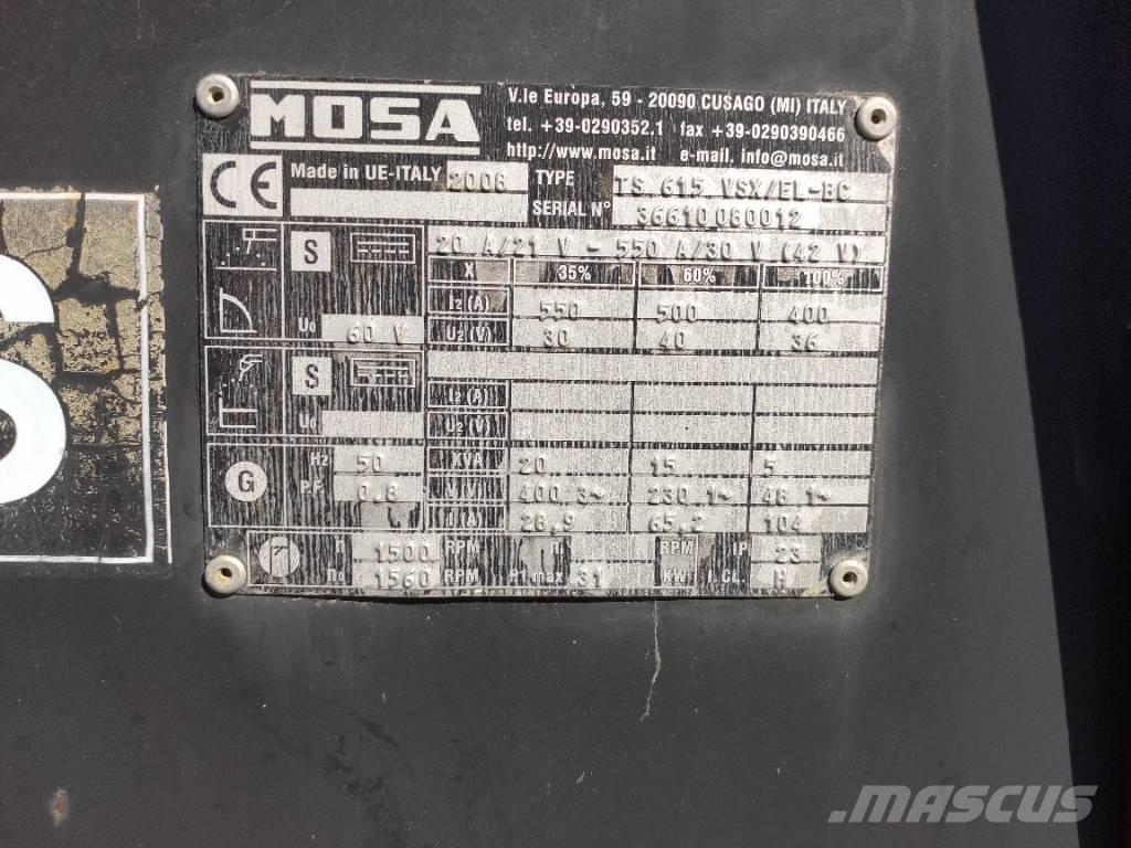 Mosa TS615 - VSX/EL-BC Suvirinimo technika