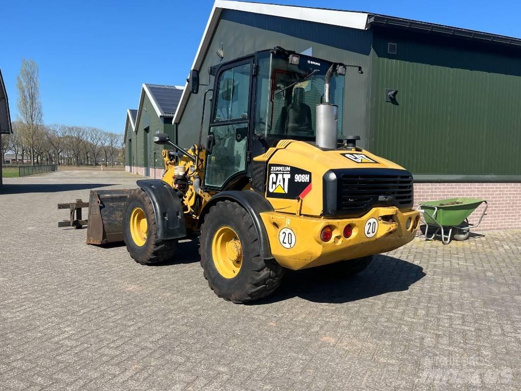 CAT 908 H Naudoti ratiniai krautuvai