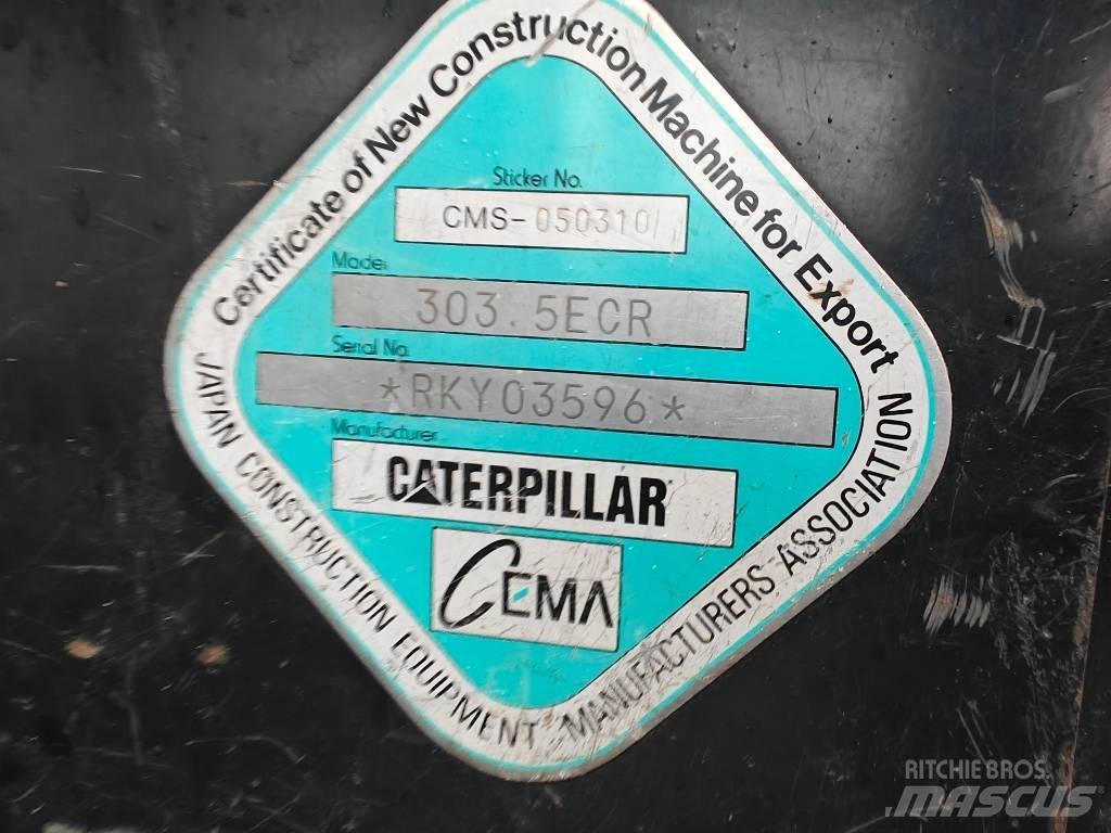CAT 303.5 E CR Mini ekskavatoriai < 7 t