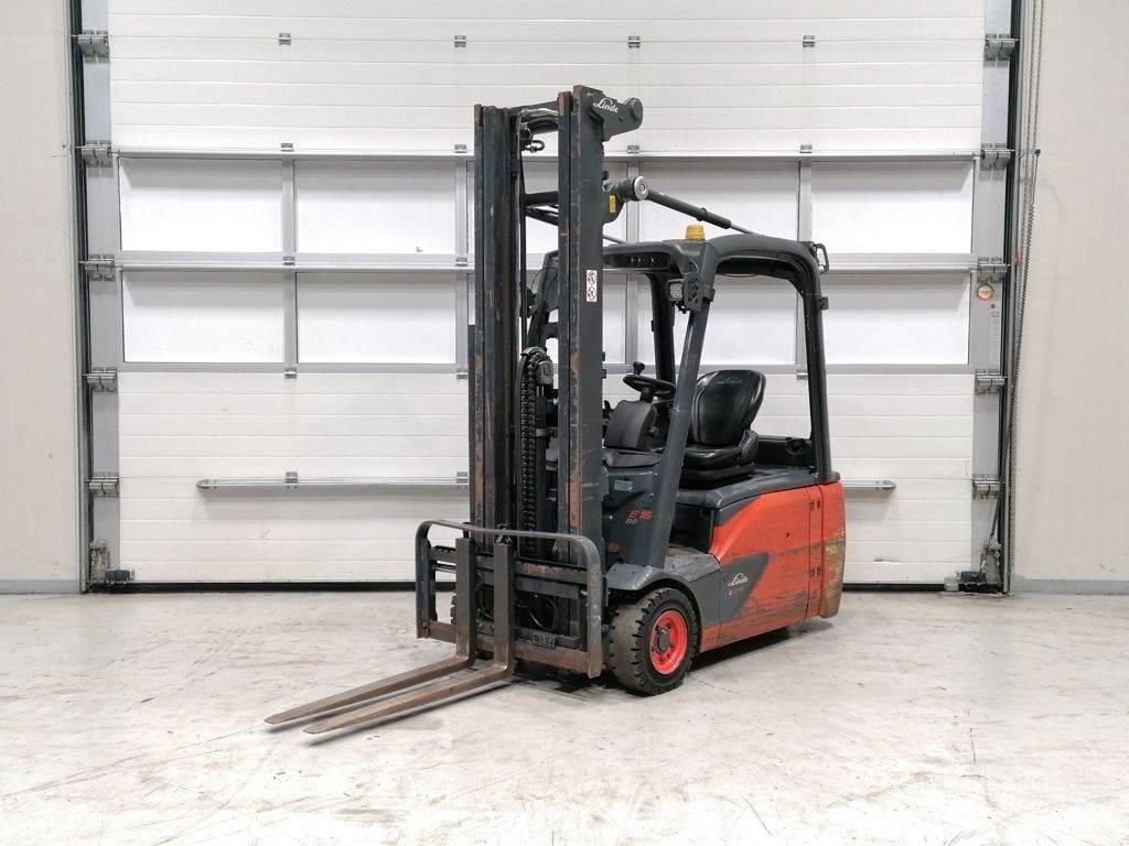 Linde E16L-02 Elektriniai šakiniai krautuvai
