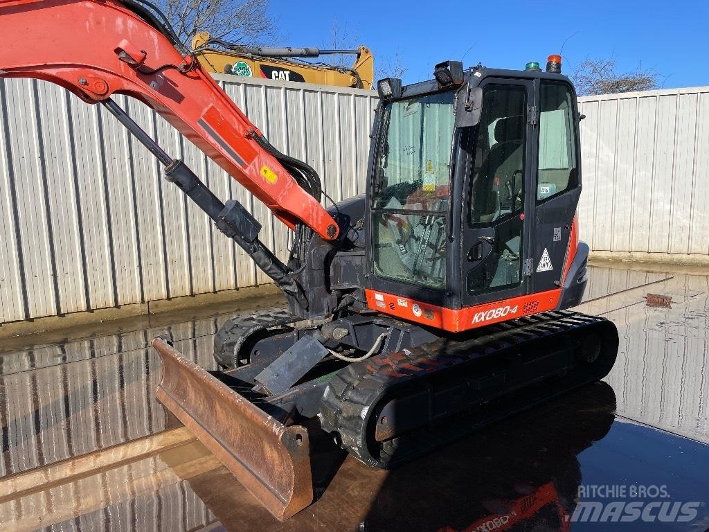 Kubota KX 080-4 Vidutinės galios ekskavatoriai 7-12 t