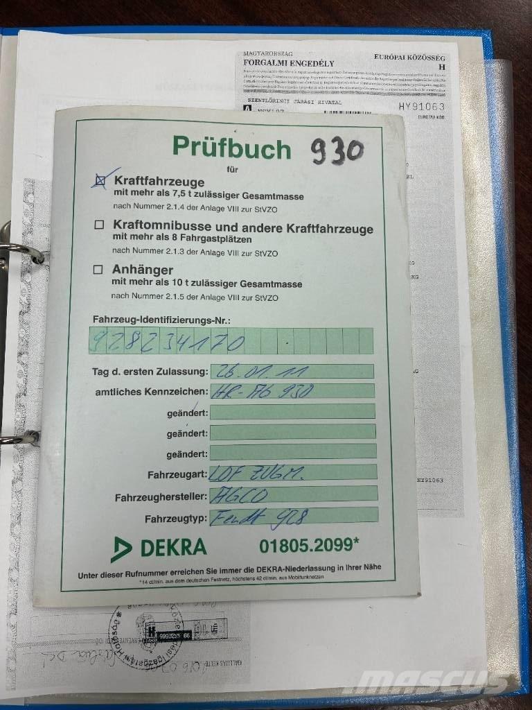 Fendt 933 Vario Traktoriai