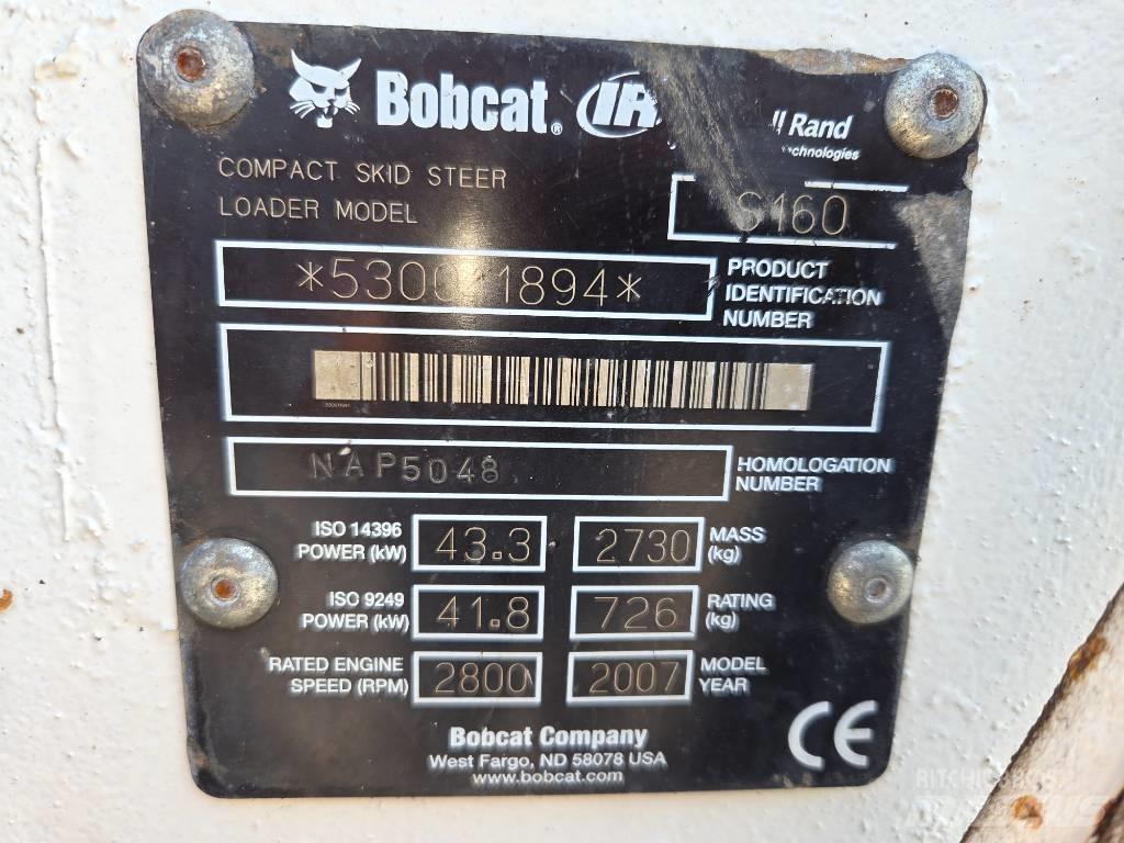 Bobcat S 160 Krautuvai su šoniniu pasukimu