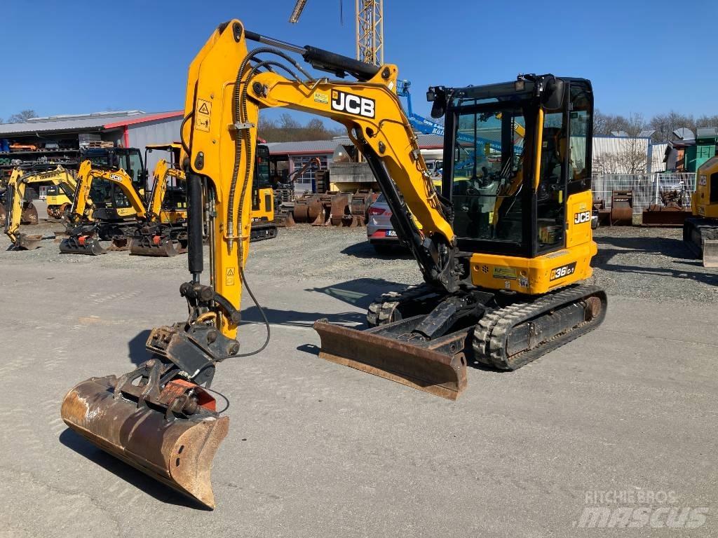 JCB 36 C-1 Mini ekskavatoriai < 7 t