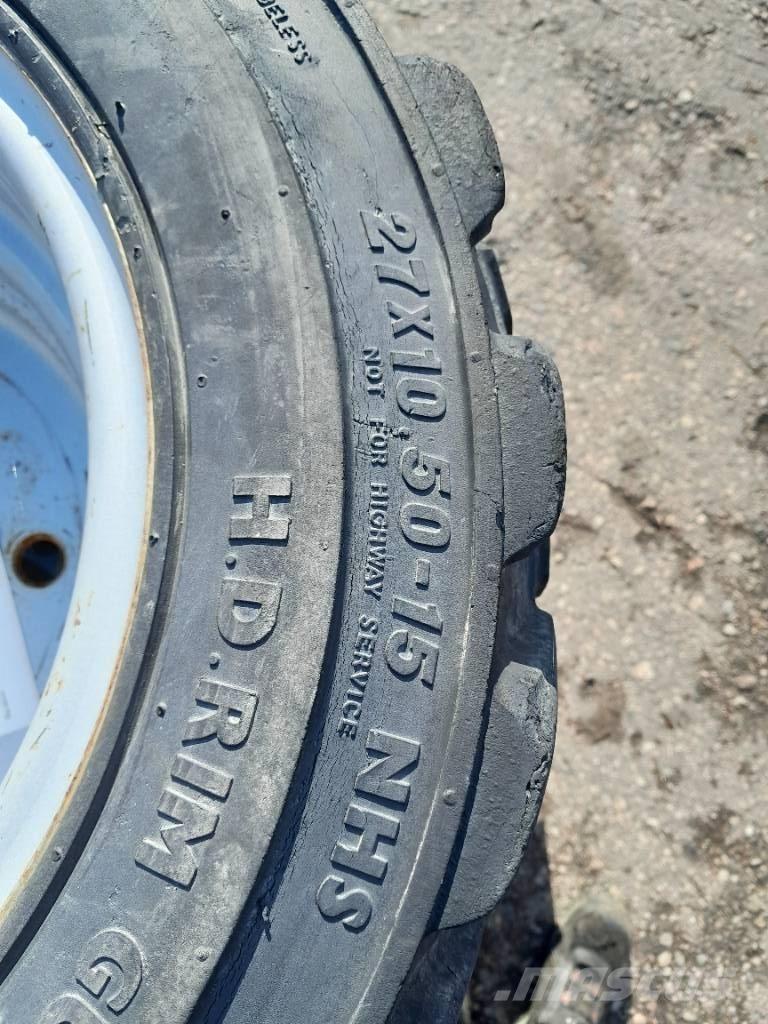 BKT 27x10,50-15 Hjul Padangos, ratai ir ratlankiai