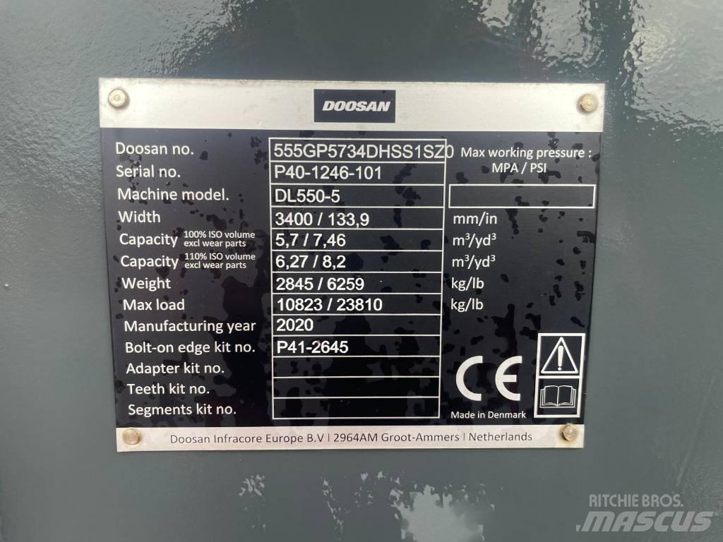 Doosan DL550 Kaušai