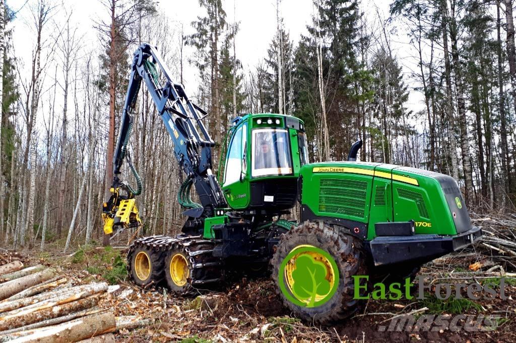 John Deere 1170E Miško technika (Harvesteriai)