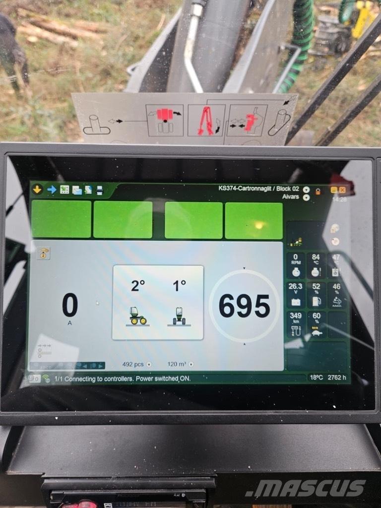 John Deere 1270G 8WD Miško technika (Harvesteriai)