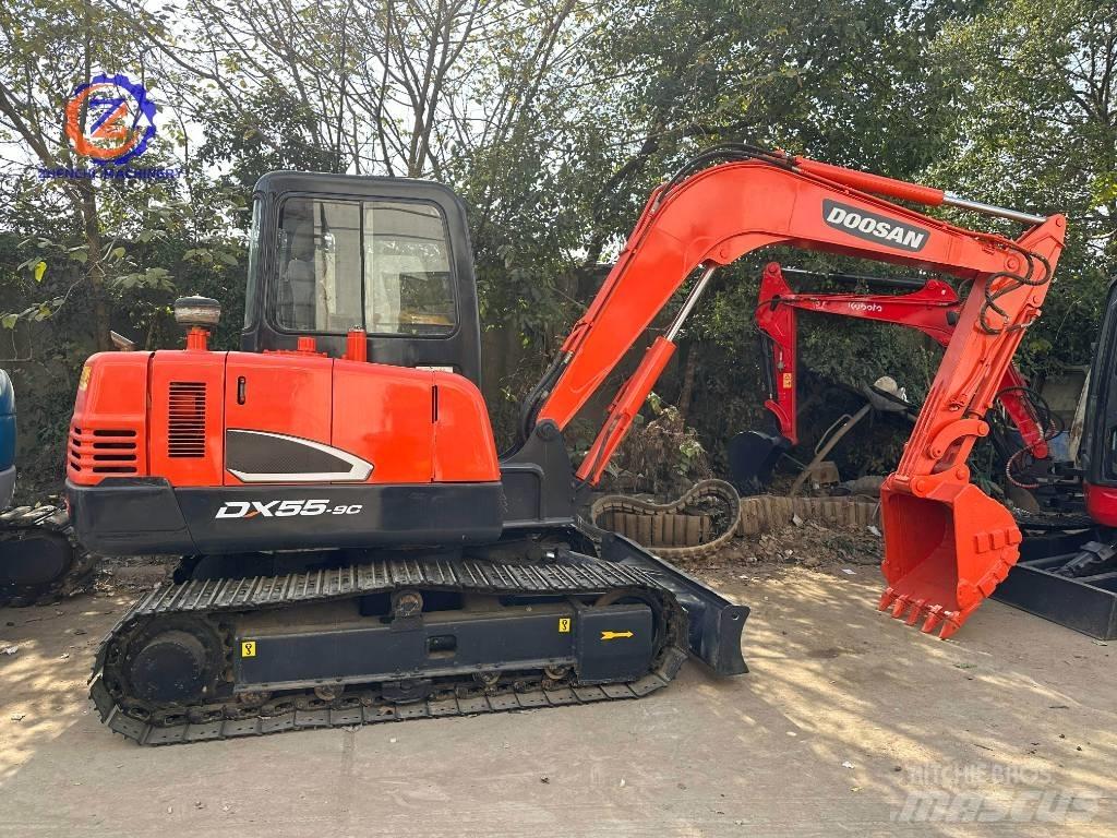 Doosan 55 Mini ekskavatoriai < 7 t