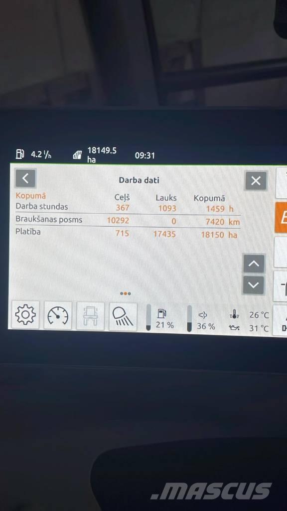Amazone Pantera 4504 Trąšų purkštuvai