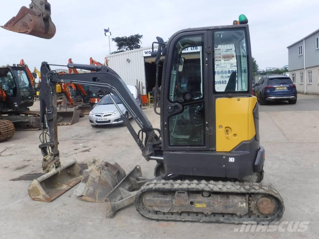 Volvo ECR 25 D Mini ekskavatoriai < 7 t