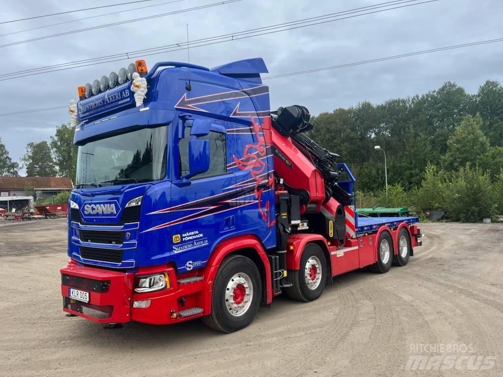 Scania R 560 Automobiliniai kranai