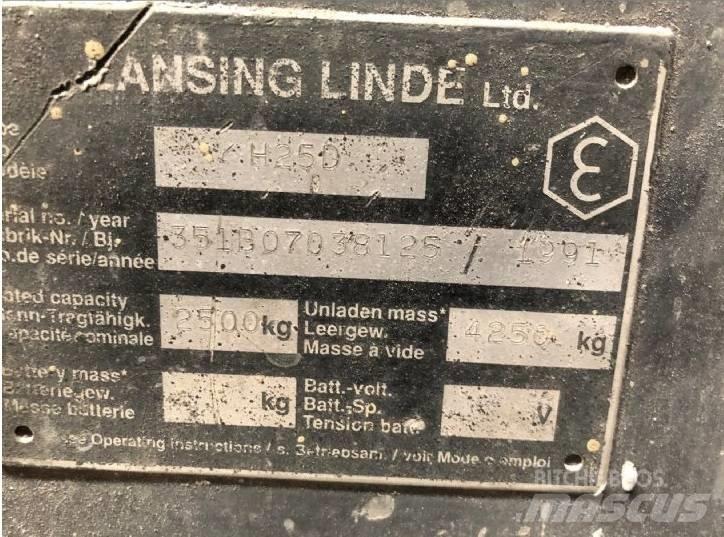 Linde H25D Dyzeliniai krautuvai