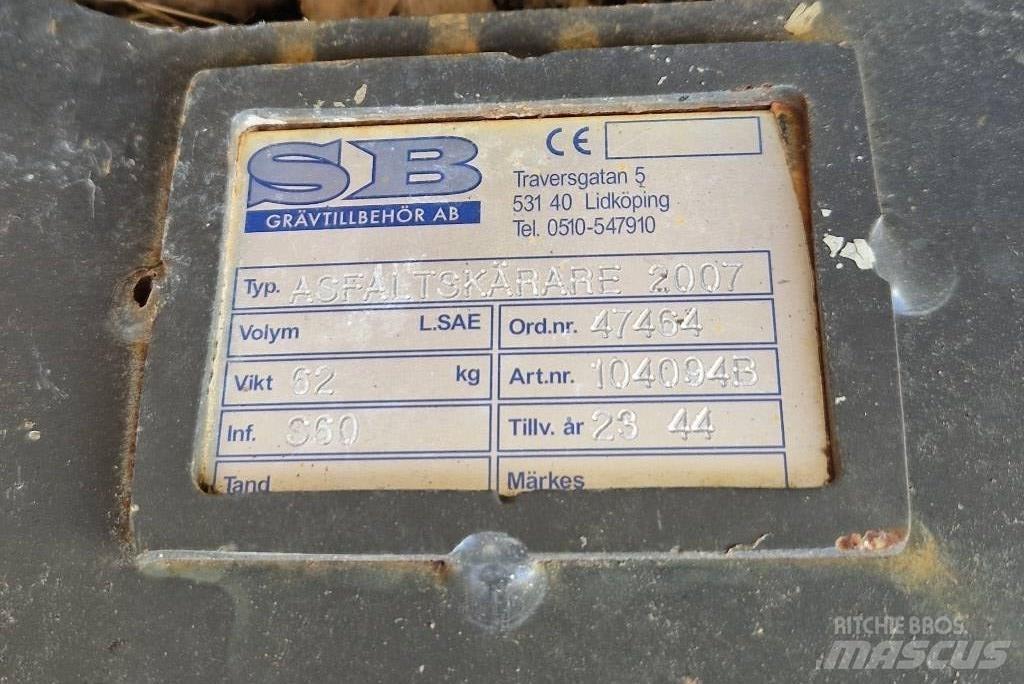 SB Asfaltskärare S60 Rėžtuvai