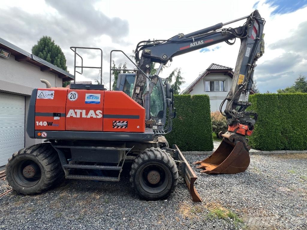 Atlas 140 W Ratiniai ekskavatoriai
