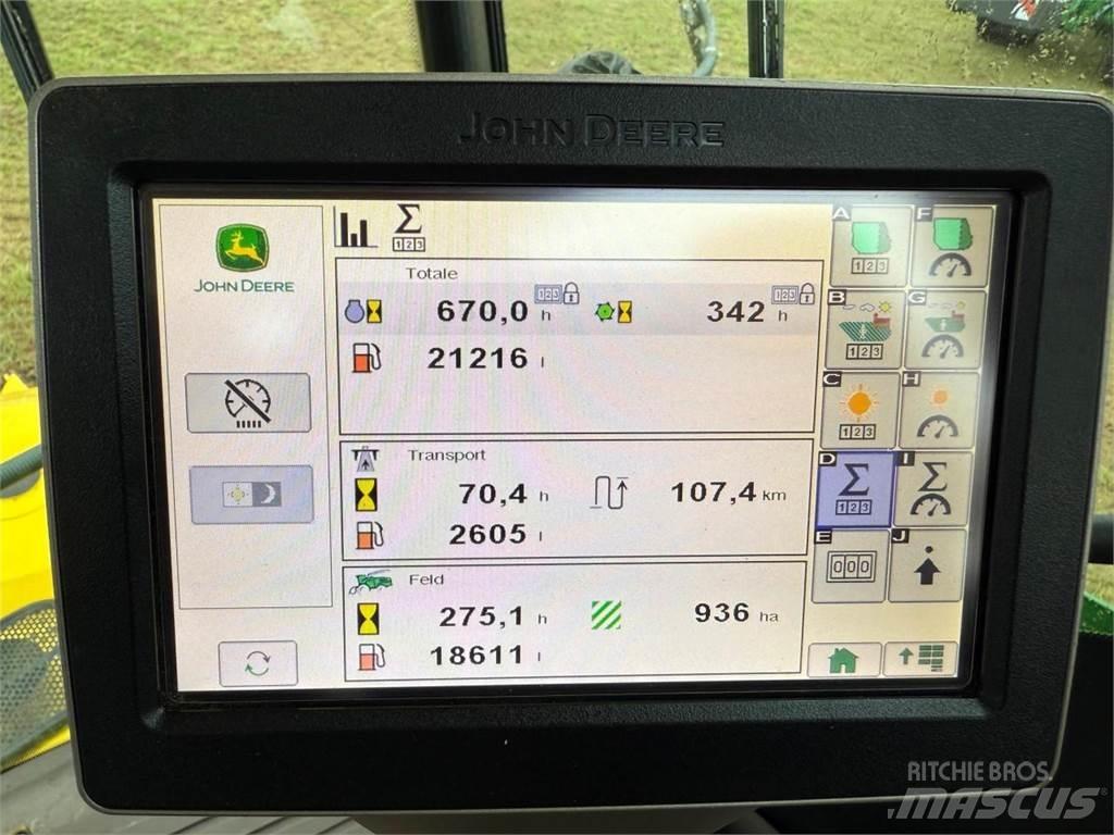 John Deere 9600i Pašarų ruošimo technika