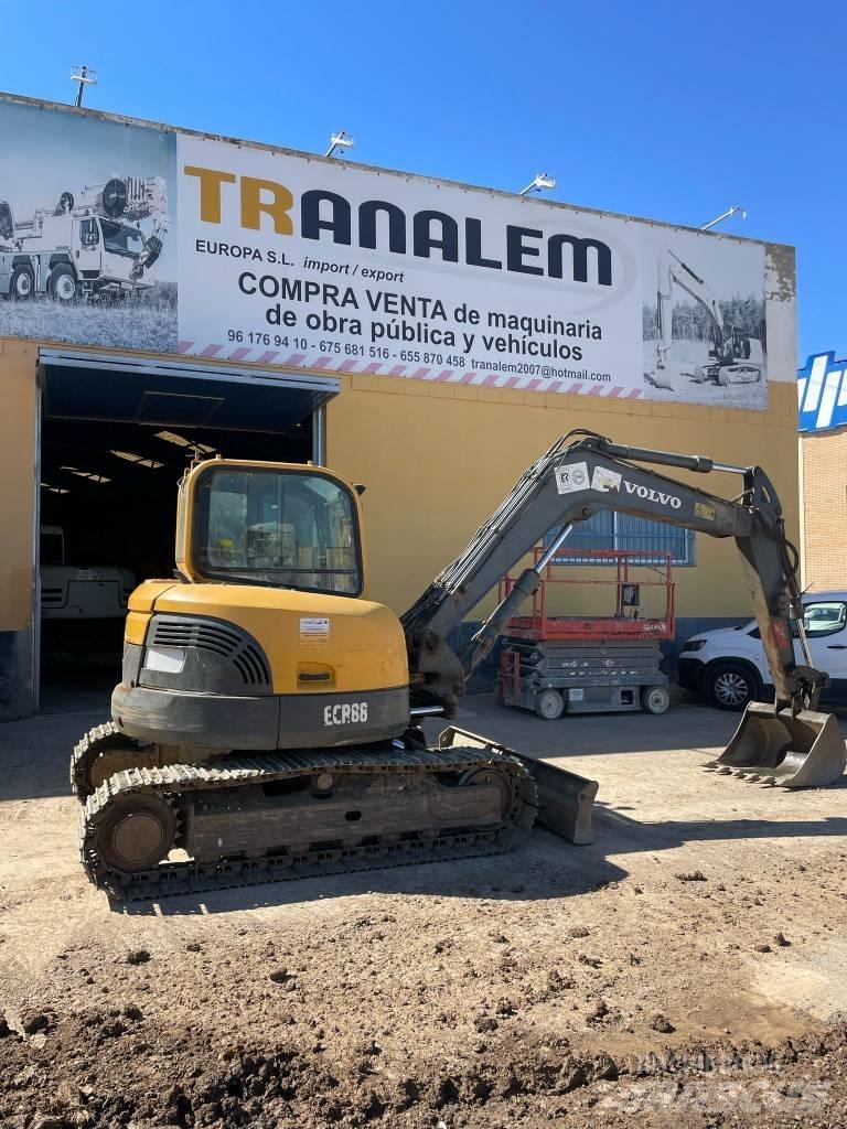 Volvo ECR 88 Vidutinės galios ekskavatoriai 7-12 t
