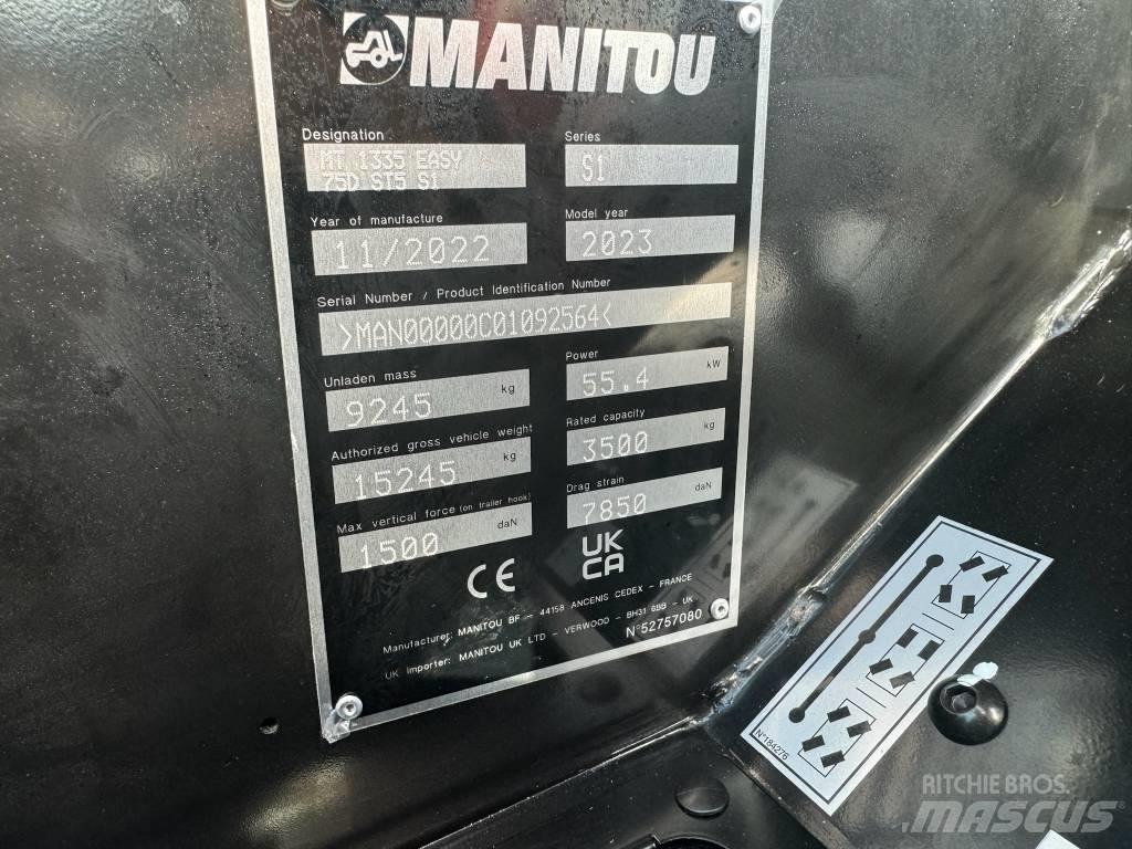 Manitou MT 1335 Teleskopiniai krautuvai