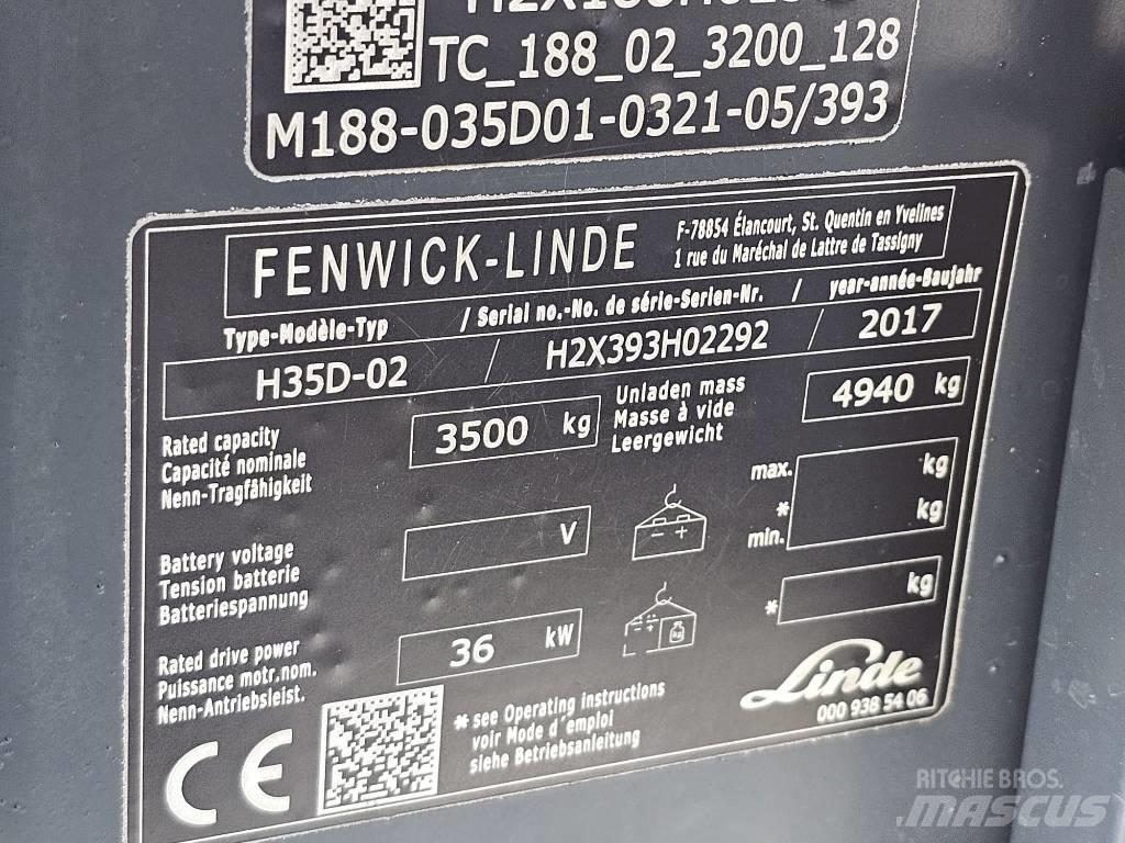 Linde H35D-02 Dyzeliniai krautuvai