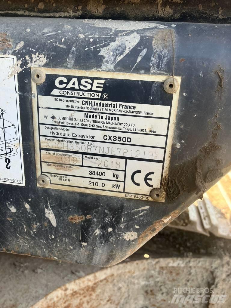 CASE CX 350 D Vikšriniai ekskavatoriai