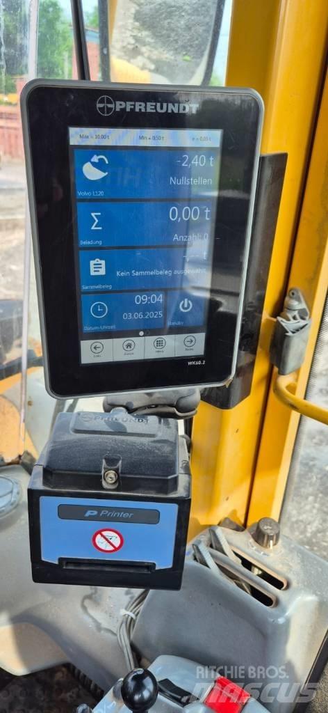 Volvo L 120 E Naudoti ratiniai krautuvai
