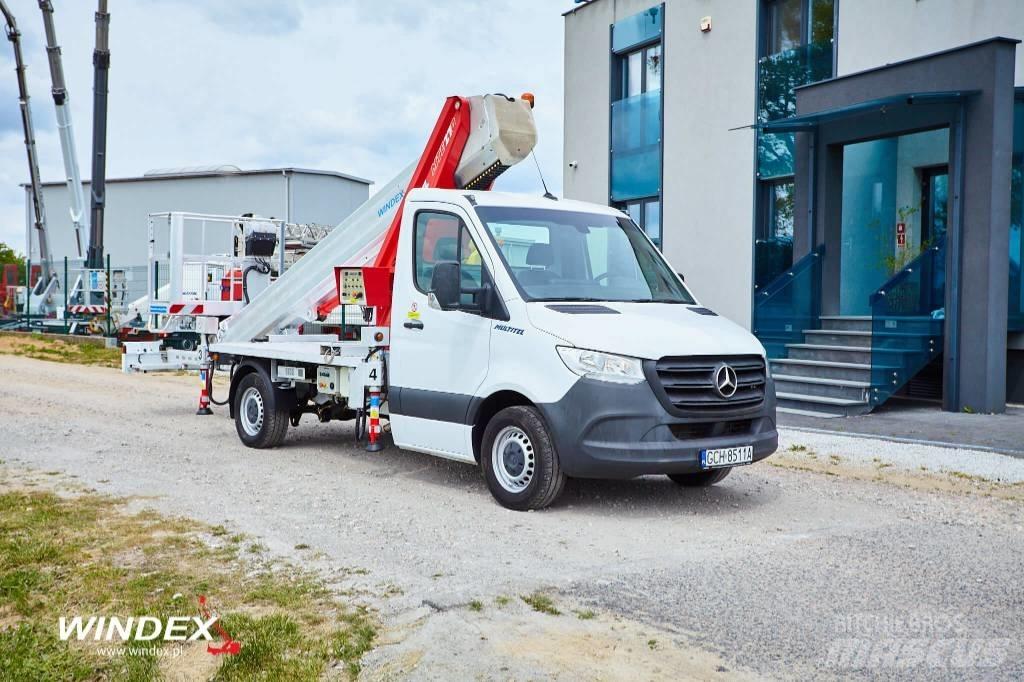 Multitel MTE 270 Ant vilkikų montuojamos kėlimo platformos