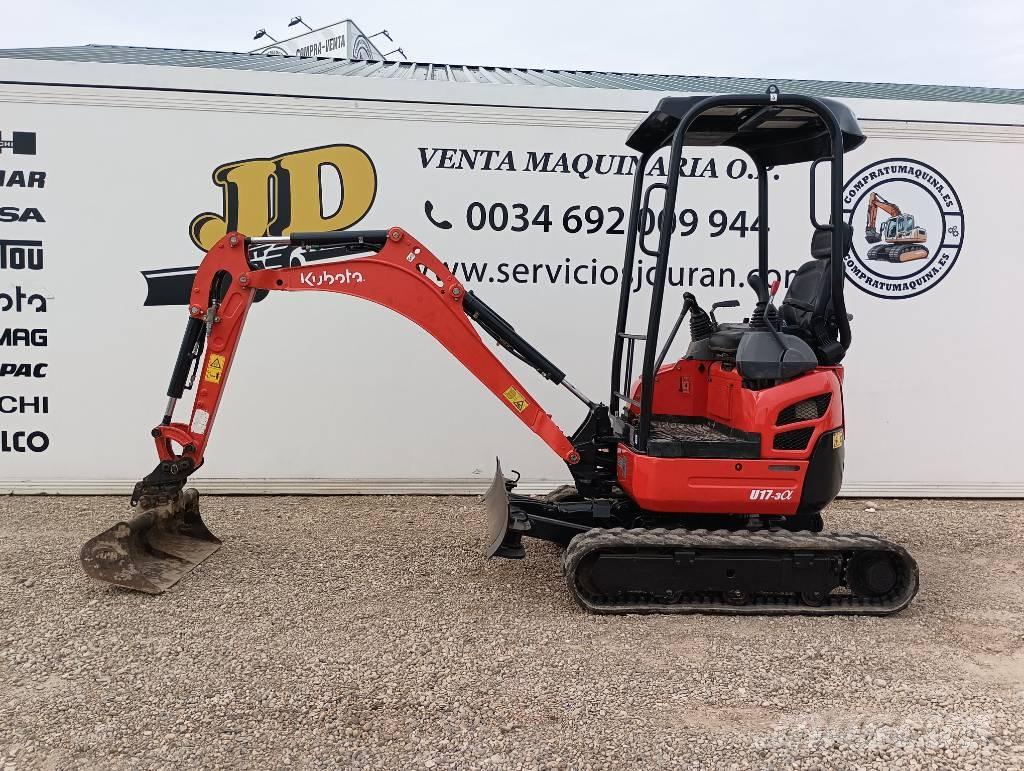 Kubota U 17-3 Mini ekskavatoriai < 7 t