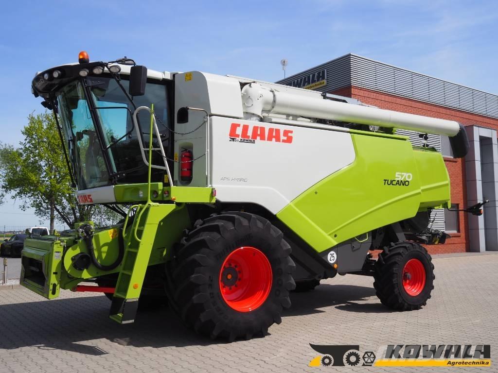 CLAAS Tucano 570 Derliaus nuėmimo kombainai