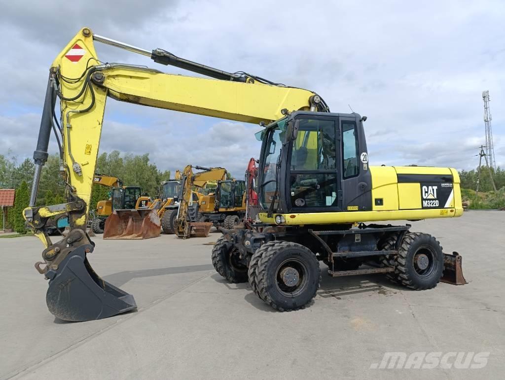 CAT M 322 D Ratiniai ekskavatoriai