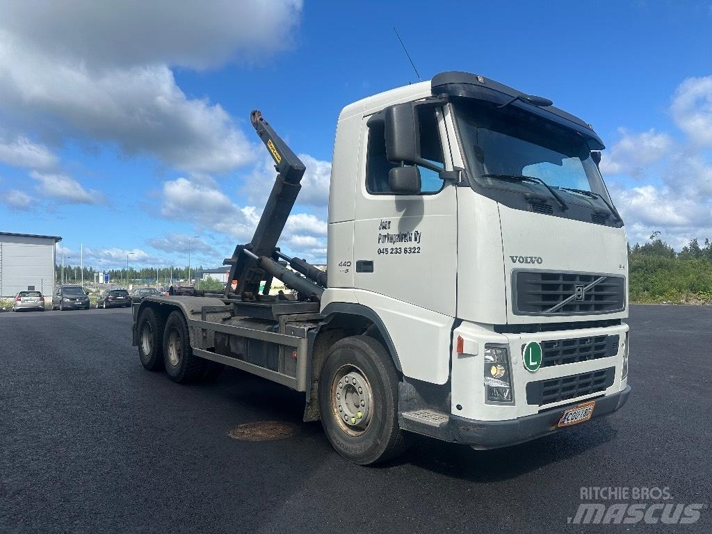 Volvo FH 440 6x4 Sunkvežimiai su keliamuoju kabliu
