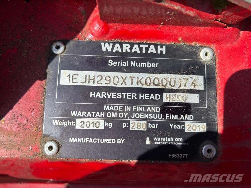 Waratah H290 Miško technika (Harvesteriai)