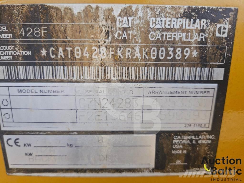 CAT 428 F Ekskavatoriniai krautuvai