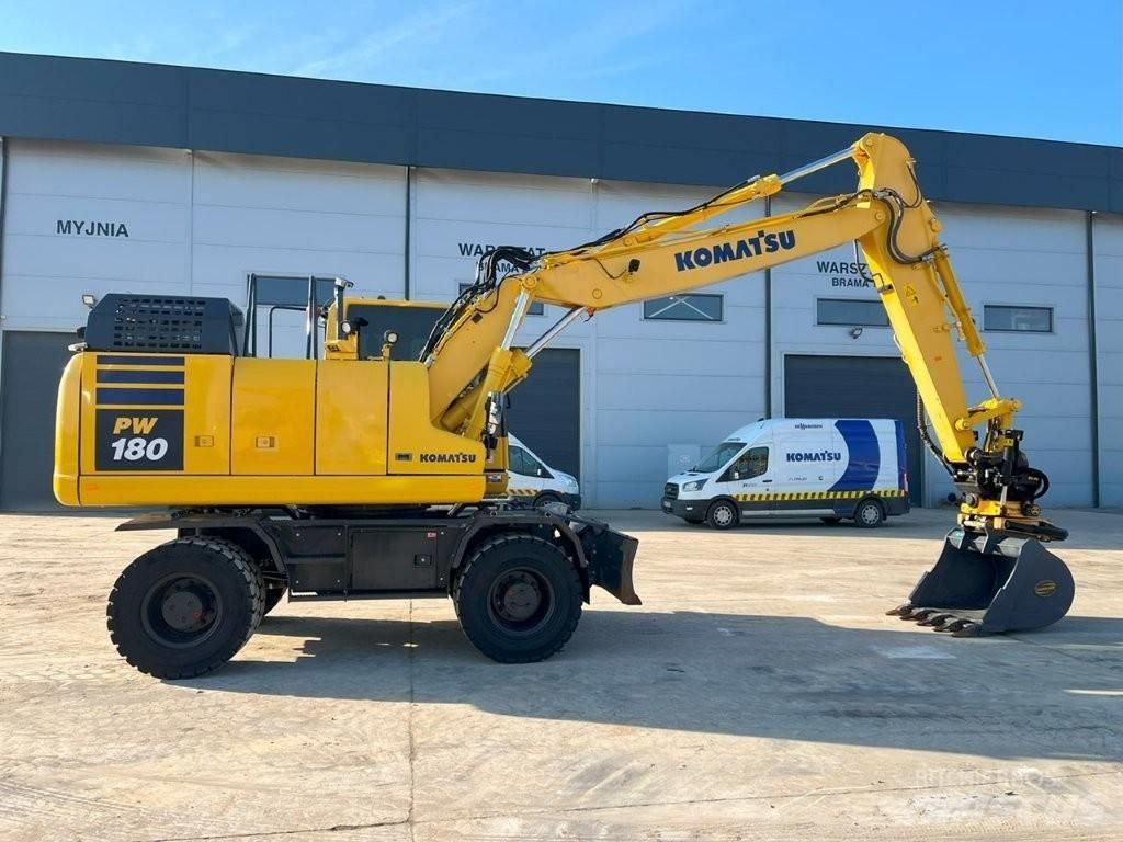 Komatsu PW 180-11 Ratiniai ekskavatoriai