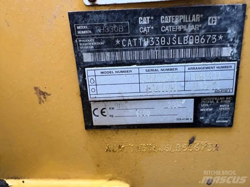 CAT TH330B Teleskopiniai krautuvai žemės ūkiui