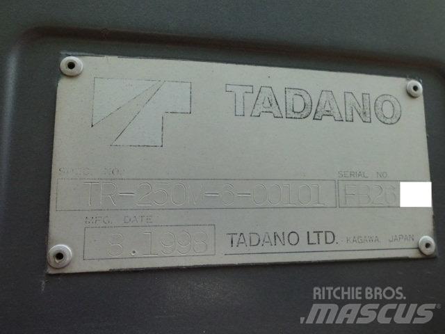 Tadano TR250M-6 Neapdoroto reljefo kranai