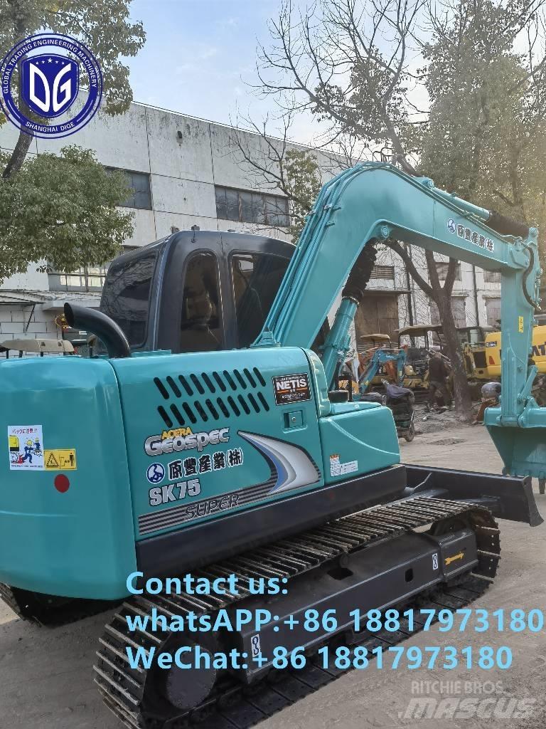 Kobelco SK75-8 Vikšriniai ekskavatoriai