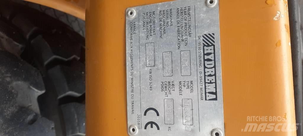 Hydrema M1600C2 Ratiniai ekskavatoriai