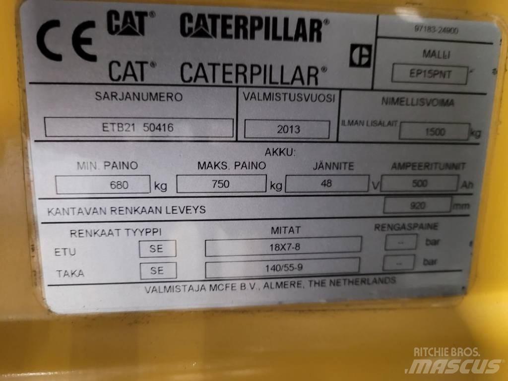 CAT EP15PNT Elektriniai šakiniai krautuvai