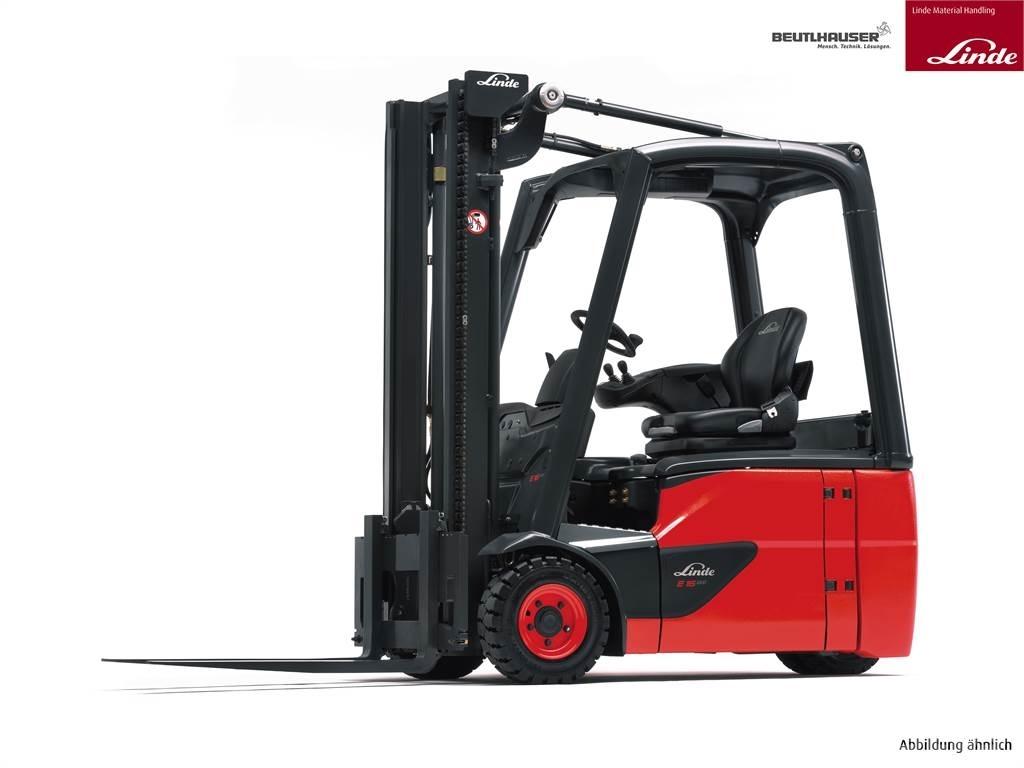 Linde E16 Elektriniai šakiniai krautuvai