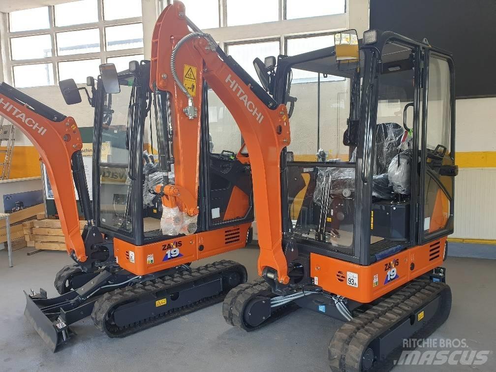 Hitachi ZX 19 Mini ekskavatoriai < 7 t