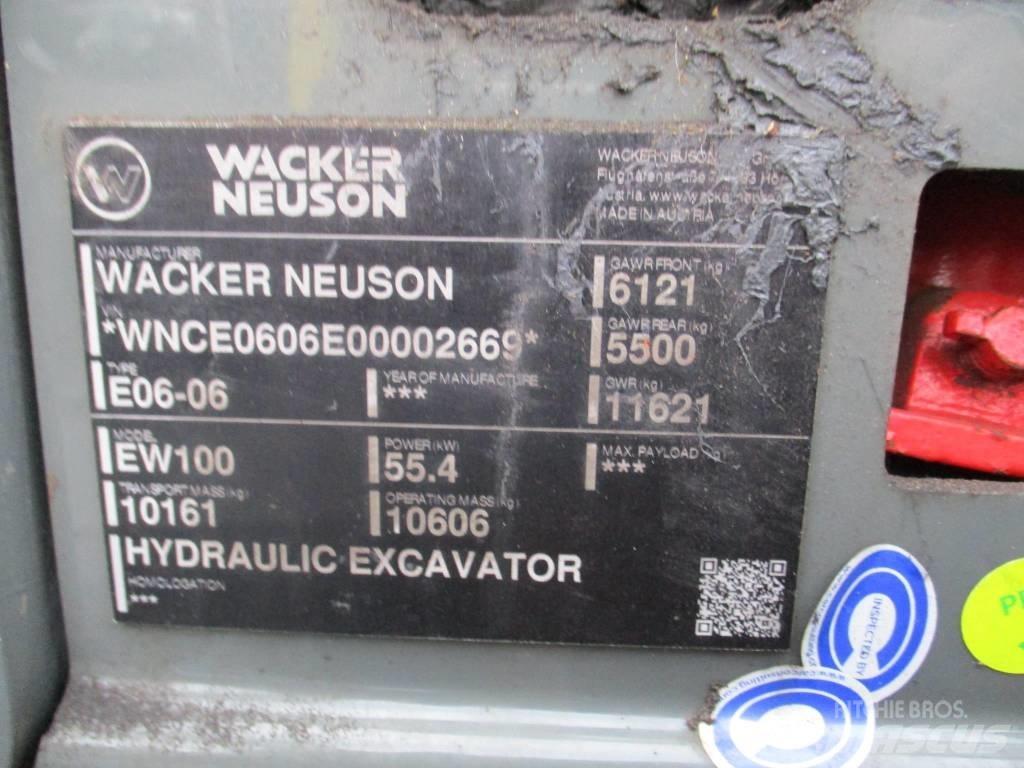 Wacker Neuson EW 100 Ratiniai ekskavatoriai