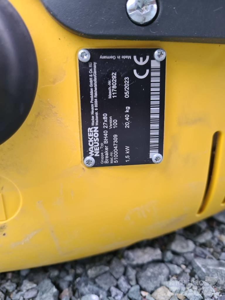 Wacker Neuson BH40 Hidrauliniai kūjai / Trupintuvai
