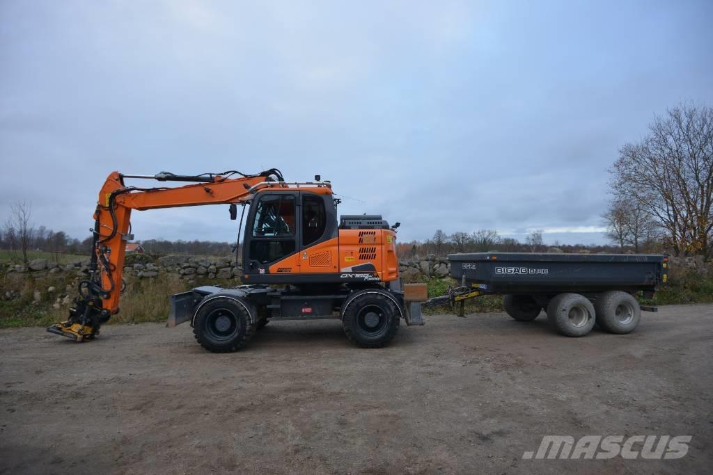 Doosan DX 165 W-5 Ratiniai ekskavatoriai