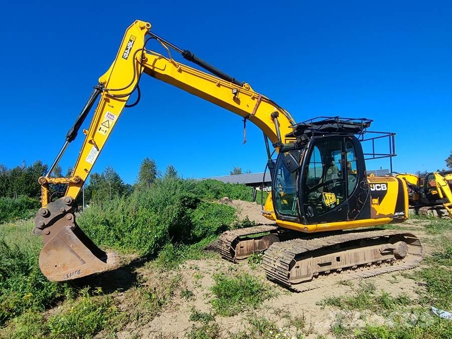 JCB JS145 LC Vikšriniai ekskavatoriai