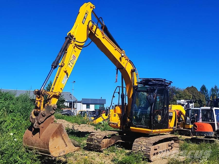 JCB JS145 LC Vikšriniai ekskavatoriai