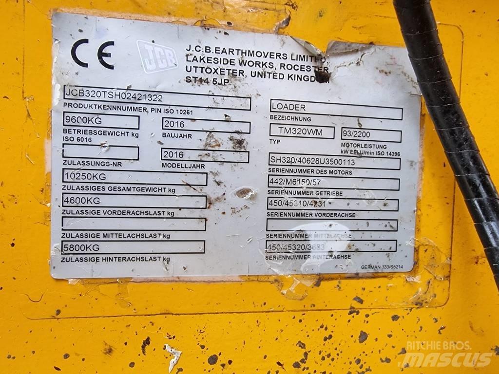 JCB TM 320 Naudoti ratiniai krautuvai