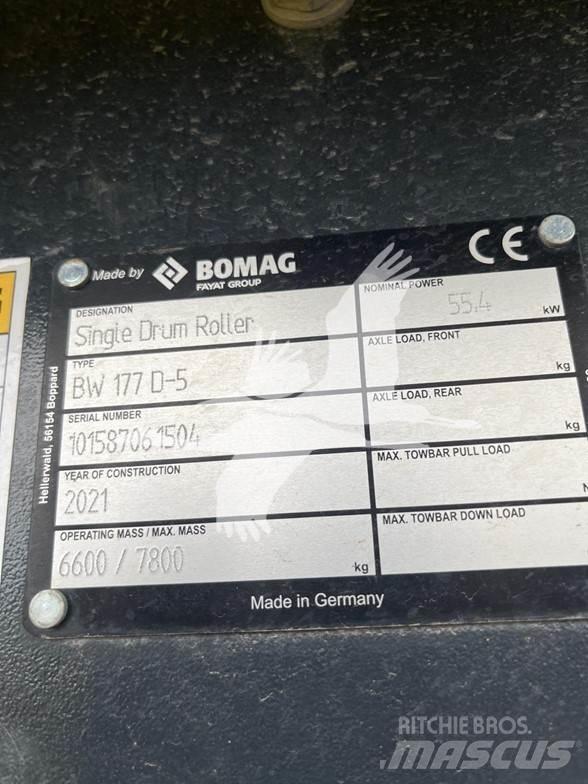 Bomag BW177D-5 Vieno būgno volai
