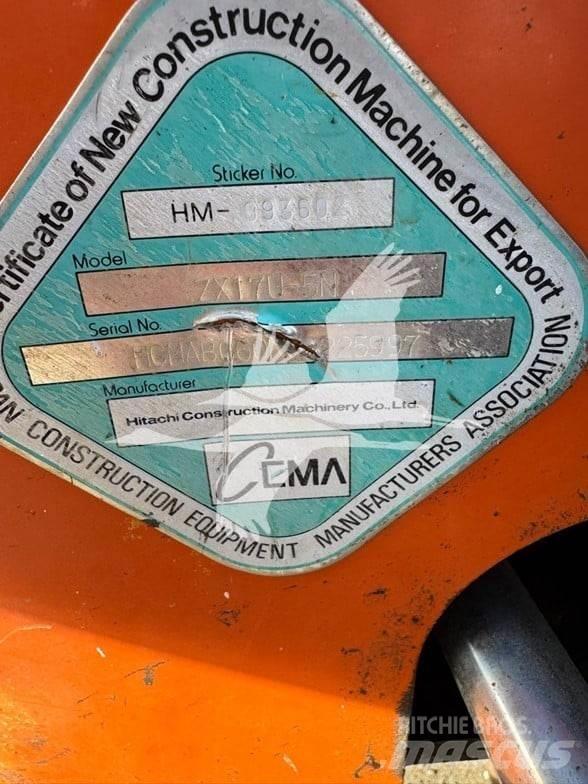 Hitachi ZX17 Mini ekskavatoriai < 7 t